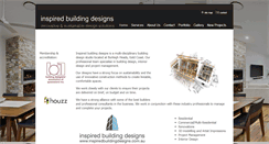 Desktop Screenshot of inspiredbuildingdesigns.com.au